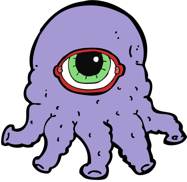 卡通外星人头图片下载