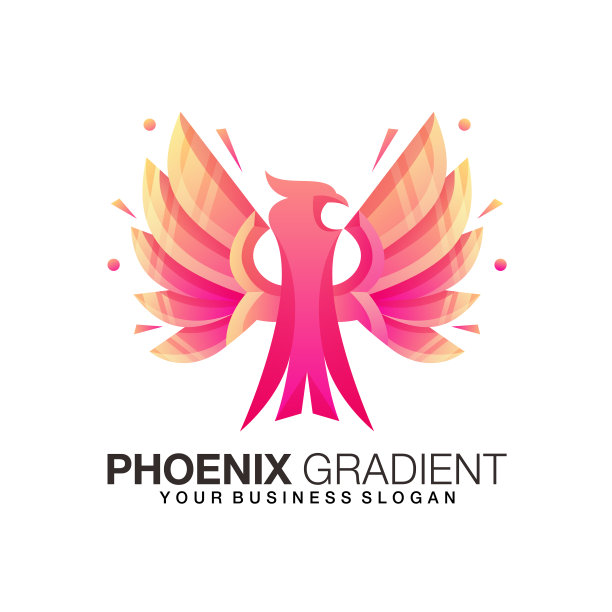凤凰梯度矢量设计插图图片下载