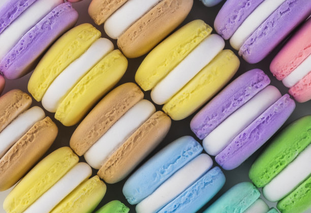 色彩斑斓的马卡龙图片下载