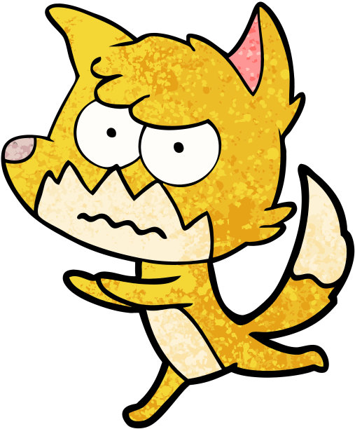 卡通恼怒的狐狸图片下载