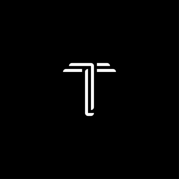 T标志模板矢量概念图片下载