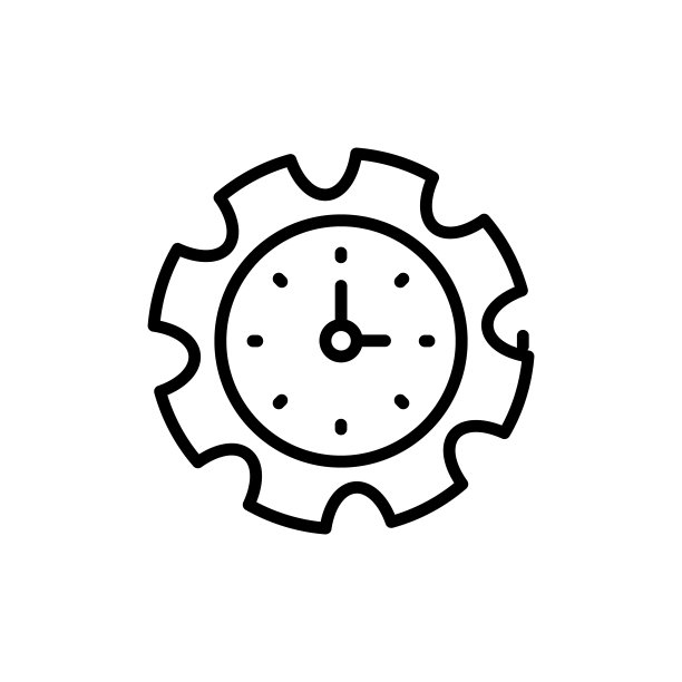 矢量时间管理图标 - 标志设计图片下载