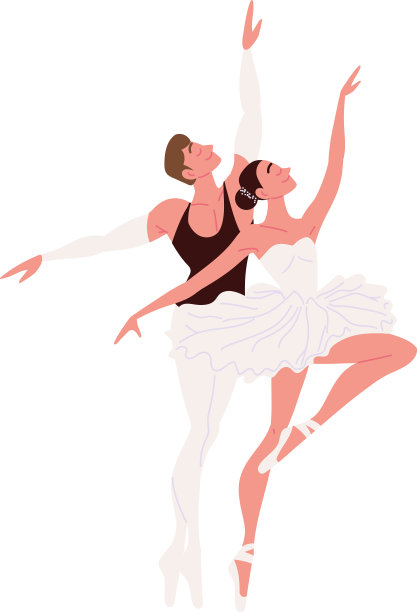 男女芭蕾舞演员图片下载