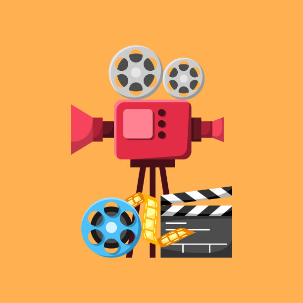 电影电影电影插图设计矢量图片下载