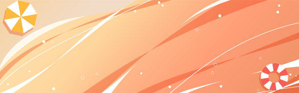 美丽的大海和沙滩的插图图片下载