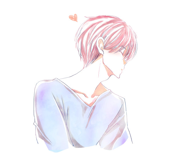 一个男人的侧面与亲吻的脸图片下载