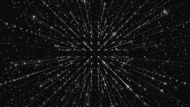 抽象的白光痕迹创意宇宙背景图片下载