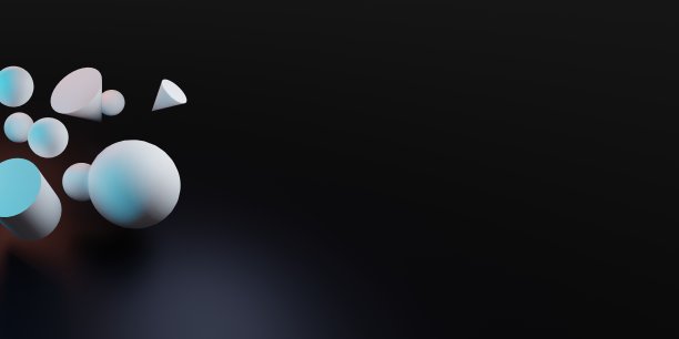 抽象3D渲染。现代背景设计与几何形状。图片下载