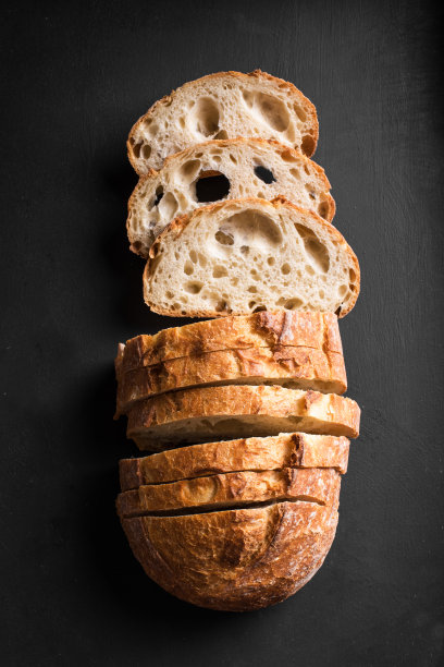 切片新鲜面包图片下载