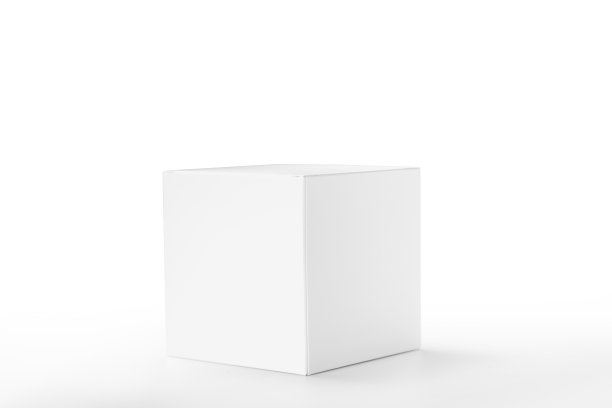 白色背景上的白框与剪辑路径图片下载