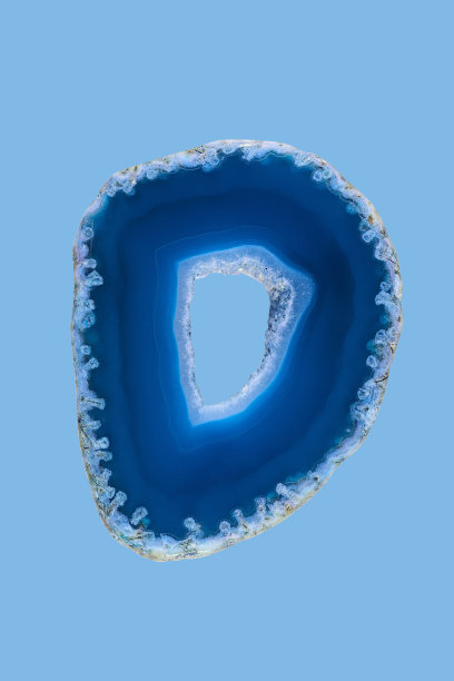 带状玛瑙石样品晶体纹理。图片下载