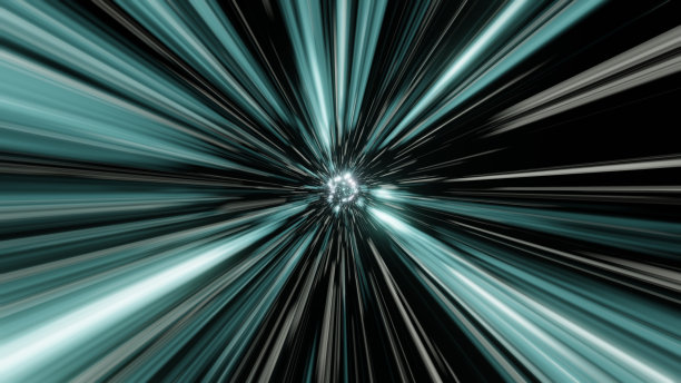 科技线未来的光速爆炸在星系背景图片下载