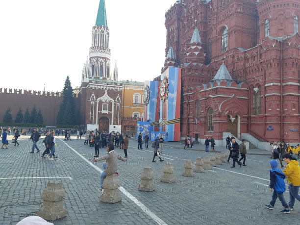 人们走在红场上(3)图片下载