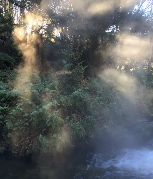 阳光和温泉图片下载