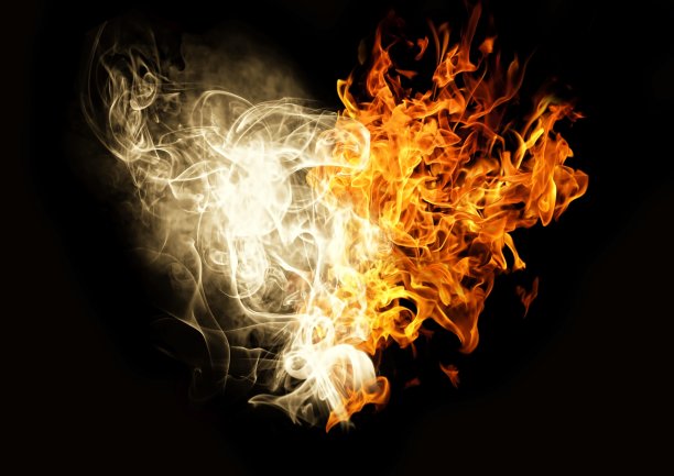 爆炸火焰抽象背景图片下载