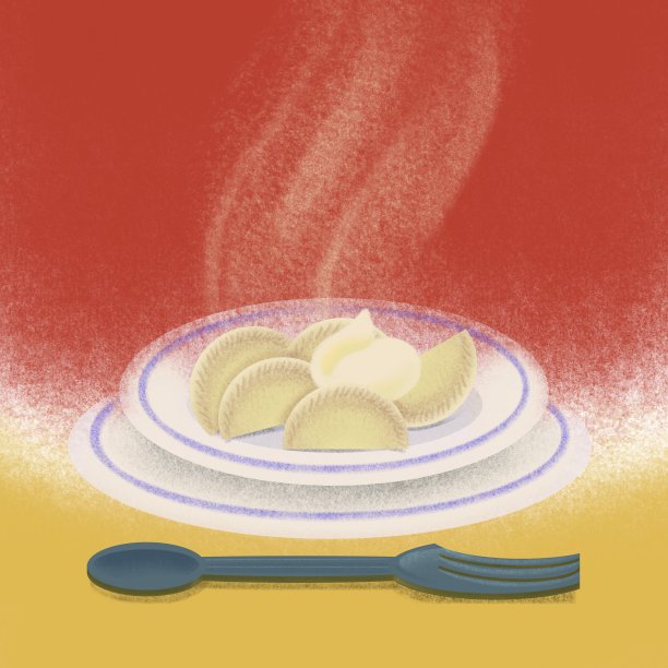 Varenyky酸奶油图片下载