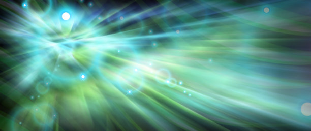 闪亮的蓝色背景与火花，灯光和散景。氛围背景为假日，商务，迪斯科。横幅。图片下载