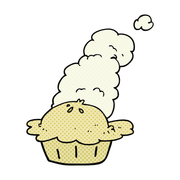 手绘卡通热饼图片下载