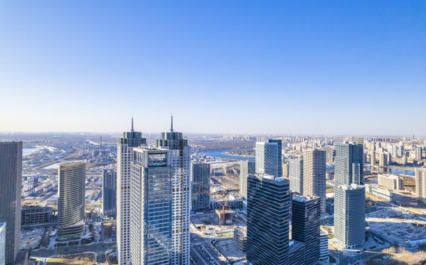 天津市区航拍照片图片下载