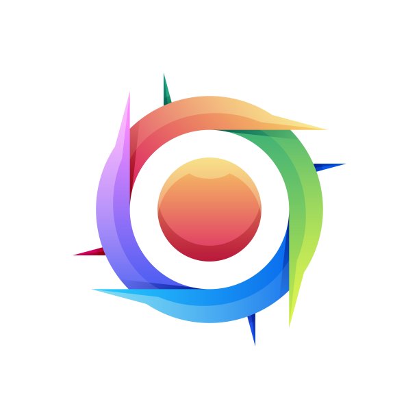 矢量插图抽象渐变彩色风格。图片下载