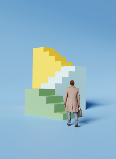 男性企业家的概念形象思考战略图片下载