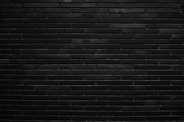 黑色砖墙纹理图片下载