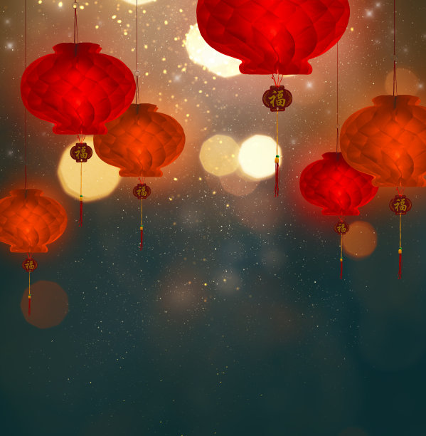 中国新年灯笼图片下载