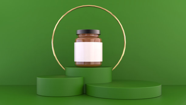 食品玻璃模型组成三维图像图片下载