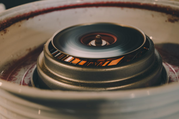 复古棉花糖机特写。颜色分级。自制的棉花糖图片下载