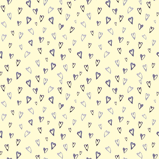 心亮米色无缝图案紫色素描图片下载