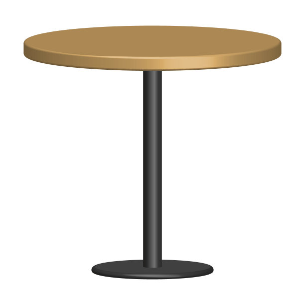 圆桌隔离矢量图。图片下载