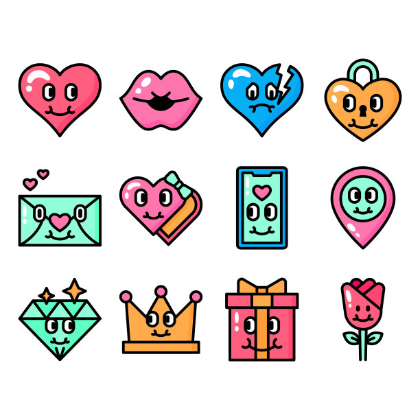 爱情卡通偶像图片下载