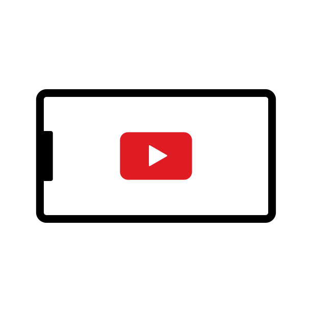 智能手机和视频图标。电影。向量。图片下载