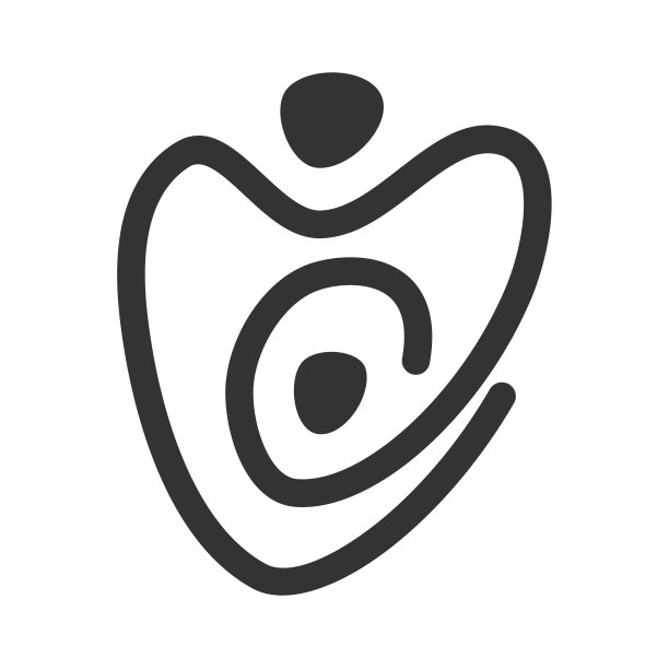 慈善人关心标志模板图标插图品牌标识图片下载