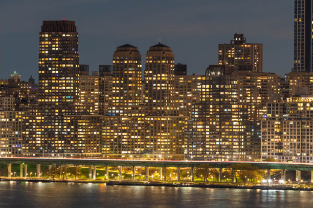 曼哈顿世界著名的天际线旅行目的地细节拍摄，背景图形资源图片下载