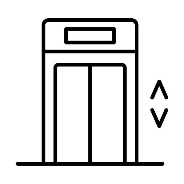 电梯图标标志设计矢量模板说明标志和符号像素完美图片下载