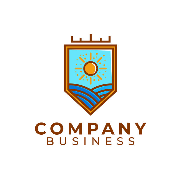 摘要:圆形太阳与海浪图片下载