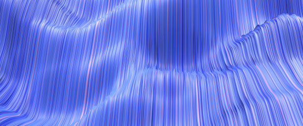 波浪条纹抽象结构，颜色为蓝色和粉红色。网页横幅格式图片下载