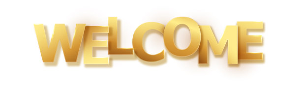 欢迎金字横幅。白色背景的欢迎海报。矢量纸插图图片下载