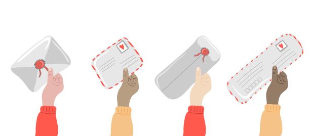 人手握着信封图片下载