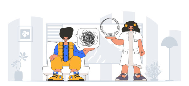 话题帮助:被无望和绝望感折磨的人专家解开了混乱的思想。病人似乎陷入了一片混乱之中。图片下载