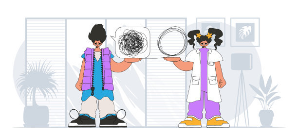 话题帮助:被无望和绝望感折磨的人专家解开了混乱的思想。病人表现出思想混乱。图片下载