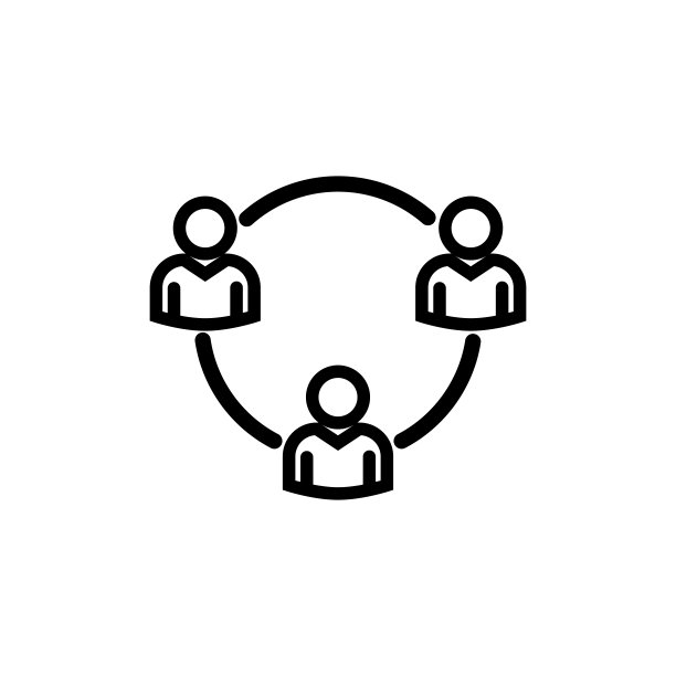 讨论线图标。演讲气泡，人，人群，团队，业务，想法，讨论，会议，会议。通信的概念。矢量黑线图标在白色背景图片下载