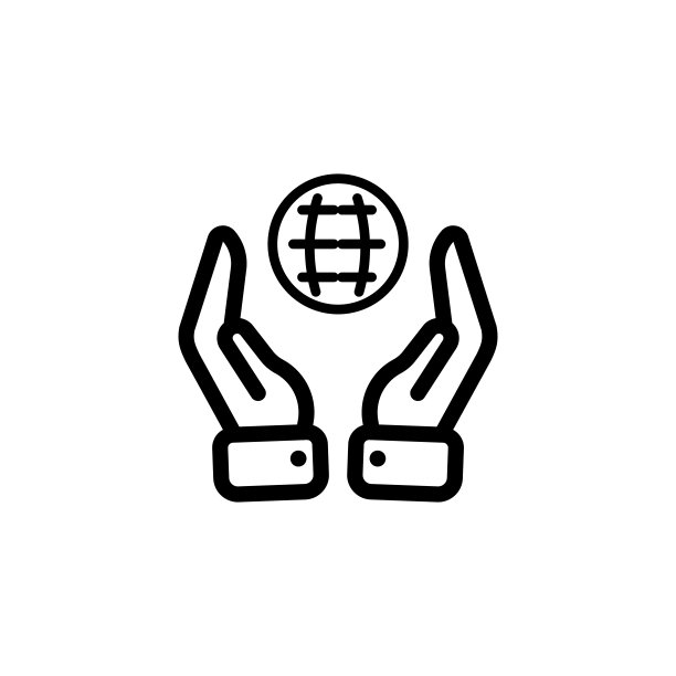 地球线图标。世界，手，到达，知识，位置，互联网，网络，探索，大陆，演示，旅行，万维网。通信的概念。矢量黑线图标图片下载