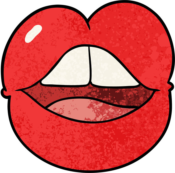 卡通丰满嘴唇图片下载