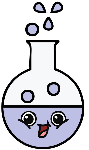 可爱的试管卡通图片下载