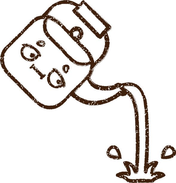 茶壶炭笔画图片下载