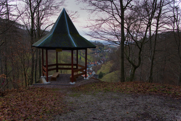 哈兹山的观景台图片下载