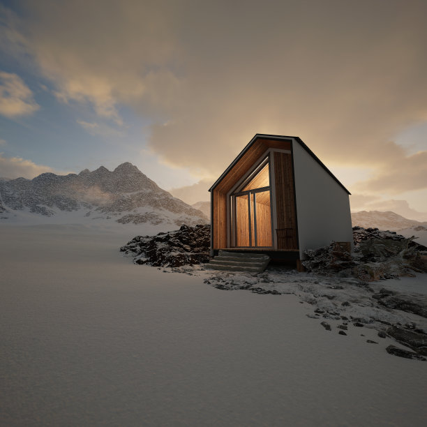 山中小屋图片下载