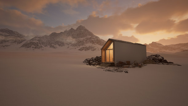 山中小屋图片下载